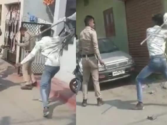 Indore: मामूली विवाद में शख्स ने पुलिस कर्मी को दौड़ा-दौड़ाकर पीटा, गिरफ्तार Indore: मामूली विवाद में शख्स ने पुलिस कर्मी को दौड़ा-दौड़ाकर पीटा, गिरफ्तार