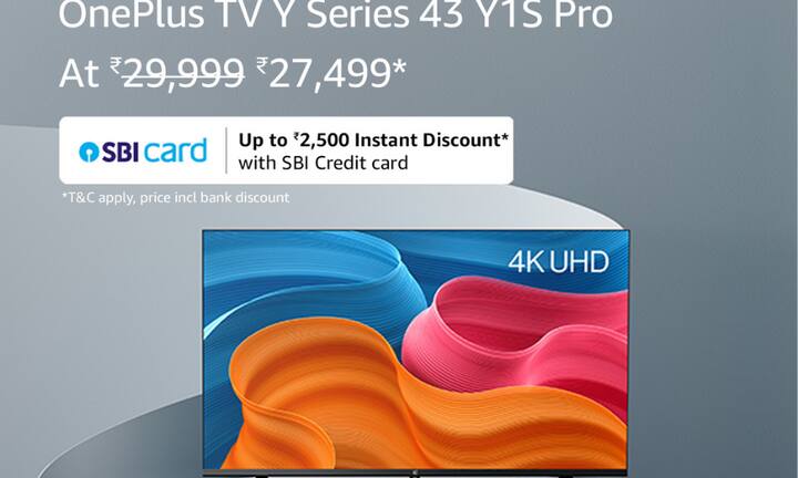 OnePlus 43 inch TV On Amazon Lowest Price 43 inch Smart TV Best Brand 43 inch 4K Ultra HD Smart TV 43 इंच का सबसे बेस्ट टीवी खरीदना हो तो एमेजॉन की इस डील का जरूर इंतजार करें!