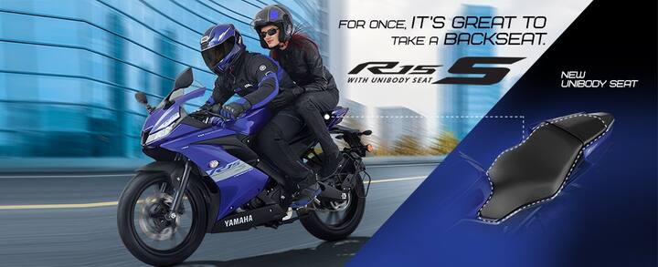 Yamaha YZF R15S V3: इसकी एक्स शोरूम कीमत 1,59,100 रुपये है. यह केवल एक वेरिएंट में आती है. इसमें 155 सीसी का इंजन दिया गया है जो 18.1 बीएचपी की पावर और 14.1 न्यूटन मीटर का टॉर्क जेनरेट करता है. इसका माइलेज 45 किलोमीटर प्रति लीटर तक का है.
