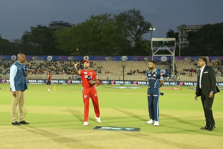 Choosing to bowl first after winning the toss, Hardik Pandya's Gujarat was not able to restrict Punjab Kings for a low score. (Image: IPLT20.com)