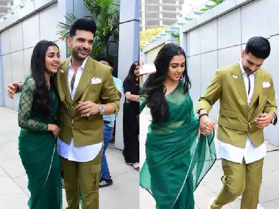 Image: Green saree, sindoor and Karan Kundra! Fans asked, 'Did Tejashwi get married?