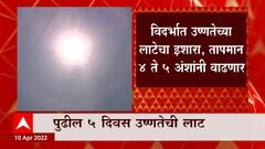 Maharashtra Heat : विदर्भात उष्णतेच्या लाटेचा इशारा, तापमान 47 ते 48 अंशांपर्यंत जाण्याचा अंदाज