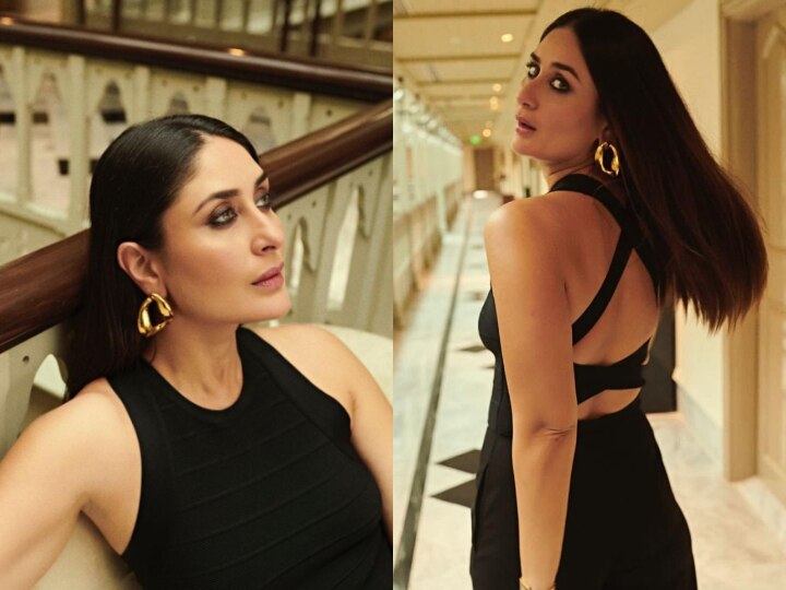 High Quality Bollywood Celebrity Pictures: Kareena Kapoor Hot In Black Dress  At 'THE STYLE DIARY OF A BOLLYWOOD DIVA' Book Launch