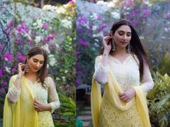 PHOTO : तेनु सूट सूट करदा... दिशा परमारच्या सिम्पल लूकवर चाहते फिदा!