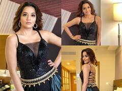 Monalisa Photos: ब्लैक ड्रेस में दिखा भोजपुरी एक्ट्रेस Monalisa का ग्लैमरस लुक, कातिलाना अंदाज के फैन्स हुए दीवाने