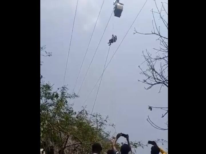 Deoghar Ropeway Accident ITBP Team Rescues People Stuck In Cable Car On India Highest Ropeway Jharkhand WATCH | ITBP Team Rescues People Stuck In Cable Car On India’s Highest Vertical Ropeway