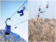 देवघर रोपवे हादसे में 3 लोगों की मौत, 32 लोगों को सुरक्षित निकाला गया - रेस्क्यू ऑपरेशन की तस्वीरें