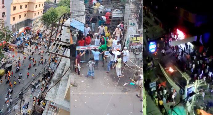 During Ram Navami procession from Gujarat to Bengal there was arson stone pelting on the procession one person died in the uproar ਰਾਮਨੌਮੀ ਦੇ ਜਲੂਸ ਦੌਰਾਨ ਗੁਜਰਾਤ ਤੋਂ ਬੰਗਾਲ ਤੱਕ ਕਈ ਥਾਵਾਂ 'ਤੇ ਹਿੰਸਕ ਘਟਨਾਵਾਂ, ਕਿਤੇ ਅੱਗਜ਼ਨੀ ਤਾਂ ਕਿਤੇ ਜਲੂਸ 'ਤੇ ਪਥਰਾਅ