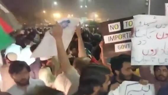 Imran Khan supporters hold pan-Pakistan protest in favour of their leader | ABP News