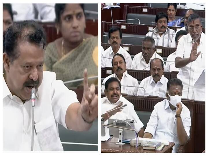 AIADMK-DMK debate on the decision to cancel the entrance test கொந்தளித்த அமைச்சர்... பாய்ந்த முன்னாள் அமைச்சர்... எழுந்த எடப்பாடி... துண்டிக்கப்பட்ட நேரலை... நடந்தது என்ன?