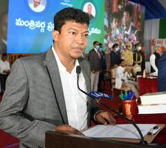 Seediri Appalaraju Oath Taking Ceremony as Minister: రెండోసారి మంత్రి పదవి చేపట్టిన సీదిరి అప్పలరాజు