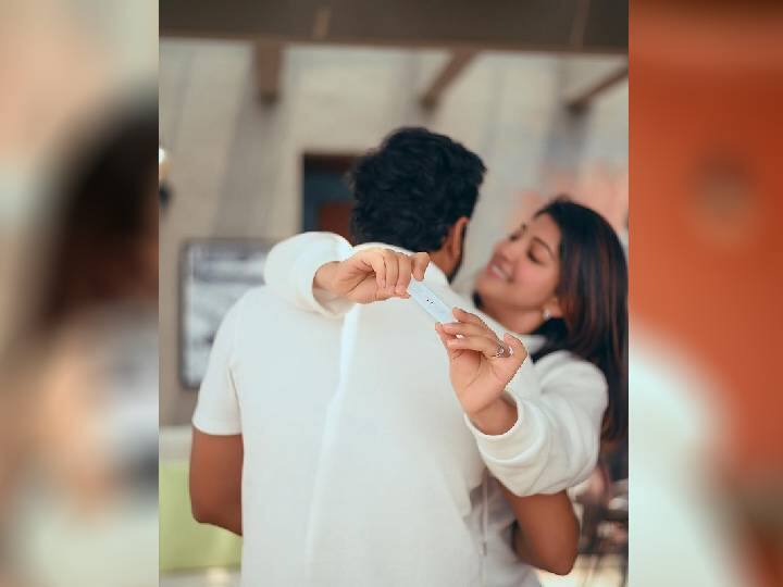 प्रणिताने पतीसोबतचे फोटो शेअर करताना एक क्युट कॅप्शनही लिहिले आहे. 'माझ्या पतीच्या 34व्या वाढदिवसानिमित्त...देवदूतांनी आमच्यासाठी एक गिफ्ट पाठवले आहे.', असे तिने लिहिले आहे.