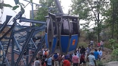 Deoghar रोपवे में रेस्क्यू रोका गया । Deoghar, Ropeway
