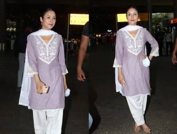 ਮੁੰਬਈ ਏਅਰਪੋਰਟ 'ਤੇ Shehnaaz Gill ਦਾ ਦੇਸੀ ਲੁੱਕ