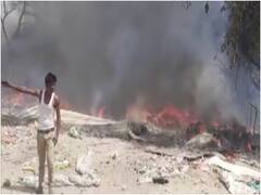 Ghaziabad News: गाजियाबाद के इंदिरापुरम की झुग्गियों में भीषण आग, 100 गायों की जलकर मौत