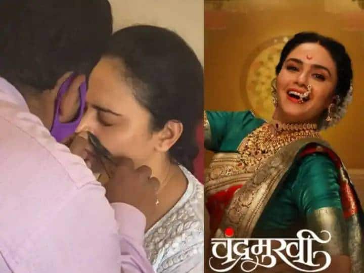 'चंद्रमुखी' हा सिनेमा लेखक विश्वास पाटील यांच्या 'चंद्रमुखी' या कांदबरीवर आधारित आहे.(photo:amrutakhanvilkar/ig)