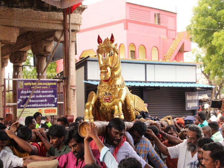 Madurai chithirai festivel: மதுரை வீதிகளில் உலாவந்த பிச்சாண்டவர் - நகருக்குள் வந்த அழகர்  தங்க குதிரை..!