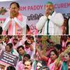 IN PICS | TRS Stages 'Maha Dharna' In Delhi