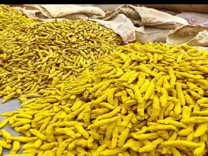Turmeric inflow increased in Sangli Agricultural Produce Market Committee, turnover of 1 thousand 899 crores during the year Sangli turmeric news :  सांगली कृषी उत्पन्न बाजार समितीमध्ये हळदीची आवक वाढली, वर्षभरात 1 हजार 899  कोटींची उलाढाल