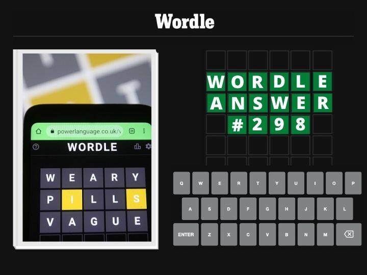Wordle 298 Answer Today April 13 Wordle Solution Puzzle Hints Wordle 298 Answer Today: Check Out Hints And Clues To Solve April 13 Wordle Puzzle
