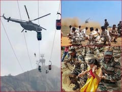Deoghar Rescue Operation: 45 घंटों में पूरा हुआ देवघर रोपवे हादसे का रेस्क्यू ऑपरेशन, देखें तस्वीरें