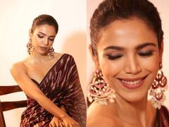 In Pics : साडीमध्ये खुललं श्रिया पिळगावकरचं सौंदर्य, इंडोवेस्टर्न लूकमधील फोटो चर्चेत