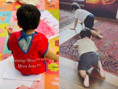 Kareena Kapoor Khan Gives A Sneak Peek Of Son’s ‘Morning Mess’