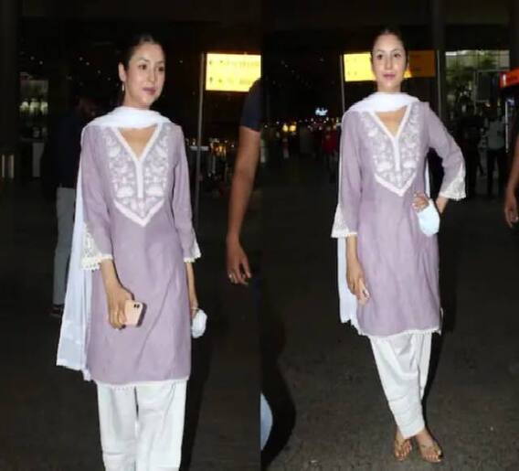 एअरपोर्टवर दिसला शहनाझ गिलचा देसी लूक!