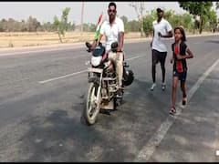 Prayagraj: 10 साल की मासूम के बुलंद हौसलों के आगे फीकी पड़ी सूरज की तपिश, CM से मिलने दौड़ते हुए जा रही प्रयागराज से लखनऊ