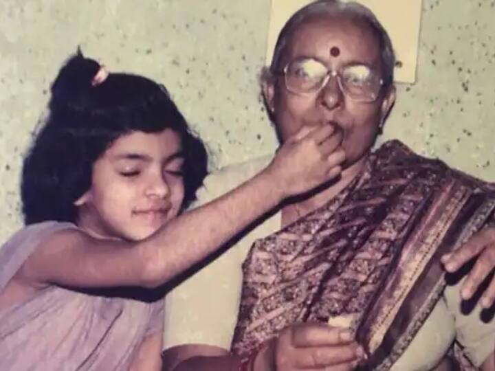 priyanka chopra childhood photos actress reminisces her grand mother on her birthday तस्वीर में अपनी नानी के पास बैठी ये बच्ची हैं आज बॉलीवुड ही नहीं हॉलीवुड की भी टॉप एक्ट्रेस, पहचाना?