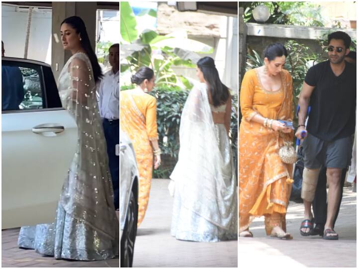 Ranbir Kapoor-Alia Bhatt Wedding: Kareena Kapoor Khan & Sister Karisma Look Stunning In Traditional Outfits As They Arrive At RK's Vastu House For Mehendi Ranbir Kapoor-Alia Bhatt Wedding: Kareena Kapoor Khan & Sister Karisma Look Stunning In Traditional Outfits As They Arrive At RK's Vastu House For Mehendi