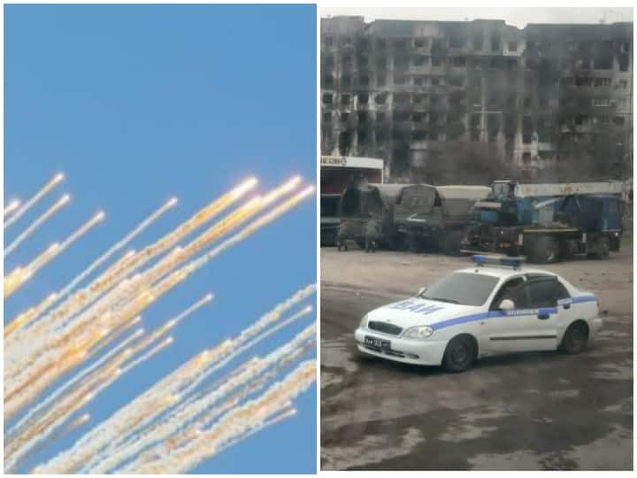 Russia Ukraine War Ukraine claims Russian forces dropped phosphorus bombs Zaporizhzhya region shelling in Kharkiv यूक्रेन में आसमान से मौत बरसा रहा रूस, दागे फास्फोरस बम, बूचा में आम नागरिकों की गाड़ियों पर फायरिंग