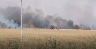 ਸੰਗਰੂਰ: ਕਿਸਾਨਾਂ ਦੀ 60 ਏਕੜ ਤੋਂ ਵੱਧ ਖੜ੍ਹੀ ਕਣਕ ਦੀ ਫ਼ਸਲ ਹੋਈ ਸੜ ਕੇ ਸੁਆਹ