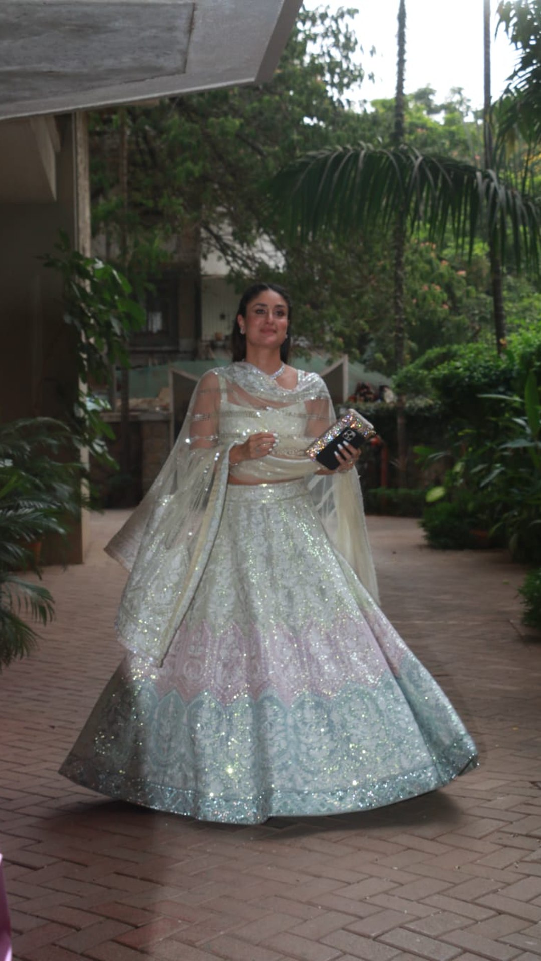 Kareena Kapoor Khan in a Designer Lucknowi Work Chikankari Lehenga in  Melbourne | VOGUE India