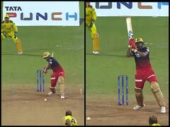 Mohammed Siraj Hits Dhoni-esque Helicopter Shot On Last Ball Of CSK Vs RCB, Fans Adore Him | WATCH