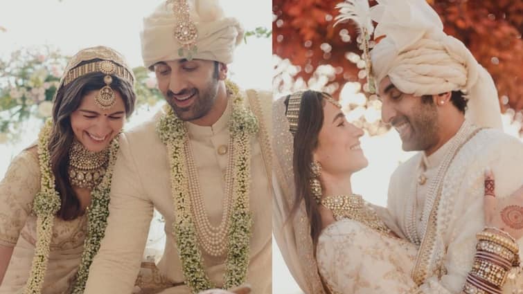 Alia Bhatt Ranbir Kapoor Wedding Alia Ranbir first public appearance after tying knot Mumbai- Watch Video Alia Ranbir Wedding: বিয়ের পর প্রথমবার প্রকাশ্যে এলেন রণবীর-আলিয়া