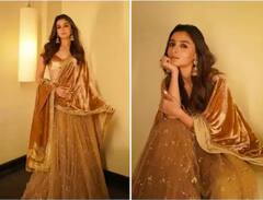 ਵਿਆਹ ਲਈ ਇਸ ਤਰ੍ਹਾਂ ਦਾ ਹੋਵੇਗਾ ਆਲੀਆ ਦਾ ਲਹਿੰਗਾ ! ਦੇਖੋ ਆਲੀਆ ਦਾ ਲਹਿੰਗਾ ਲੁੱਕ