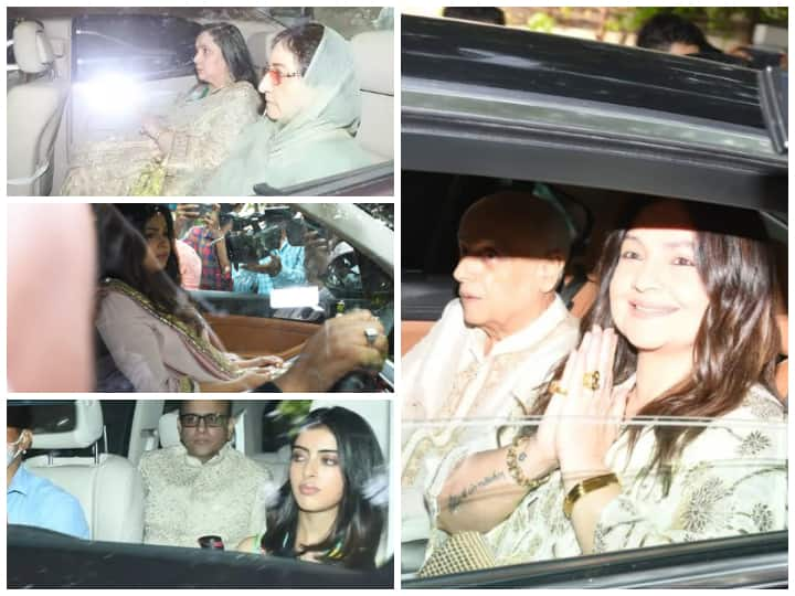 Ranbir Kapoor-Alia Bhatt Wedding: Shammi Kapoor's Wife Neila, Soni Razdan, Shaheen Bhatt, Shweta Bachchan & Other Celebs Arrive At Vastu For The Pheras Ranbir Kapoor-Alia Bhatt Wedding: Shammi Kapoor's Wife Neila, Soni Razdan, Shaheen Bhatt, Shweta Bachchan & Other Celebs Arrive At Vastu For The Pheras