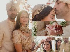 Alia Ranbir Wedding Photo : नांदा सौख्यभरे! आलिया-रणबीरचा लग्नातही दिसला रोमॅंटिक अंदाज
