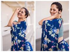 Anasuya Photos: చీరలో అనసూయ అందాల జాతర