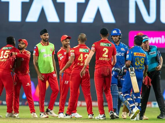  IPL 2022, MI vs PBKS : ਰੋਮਾਂਚਕ ਮੁਕਾਬਲੇ 'ਚ ਪੰਜਾਬ ਕਿੰਗਜ਼ ਨੇ ਮਾਰੀ ਬਾਜ਼ੀ , ਮੁੰਬਈ ਇੰਡੀਅਨਜ਼ ਦੀ ਲਗਾਤਾਰ ਪੰਜਵੀਂ ਹਾਰ 
