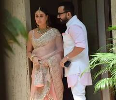 See Pics: ਭਰਾ ਰਣਬੀਰ ਕਪੂਰ ਦੇ ਵਿਆਹ 'ਚ ਪਤੀ ਸੈਫ ਅਲੀ ਖਾਨ ਨਾਲ ਇਸ ਅੰਦਾਜ਼ 'ਚ ਪਹੁੰਚੀ ਕਰੀਨਾ ਕਪੂਰ, ਵੇਖੋ ਤਸਵੀਰਾਂ