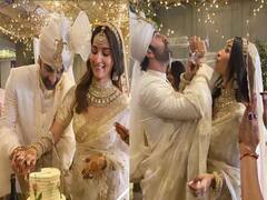 रणबीर आलिया की शादी के बाद जमकर हुई कपूर हाउस में पार्टी, दूल्हा दुल्हन ने काटा केक, ऐसे मनाया जश्न
