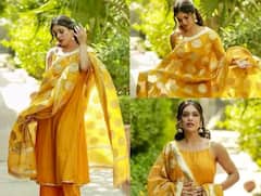 Neha Malik Photos: ਅਦਾਕਾਰਾ ਨੇਹਾ ਮਲਿਕ ਨੇ ਫਿਰ ਦਿਖਾਇਆ ਦੇਸ਼ੀ ਲੁੱਕ, ਪੀਲੇ ਸ਼ੂਟ 'ਚ ਲਾਇਆ ਗਲੈਮਰ ਦਾ ਤੜਕਾ