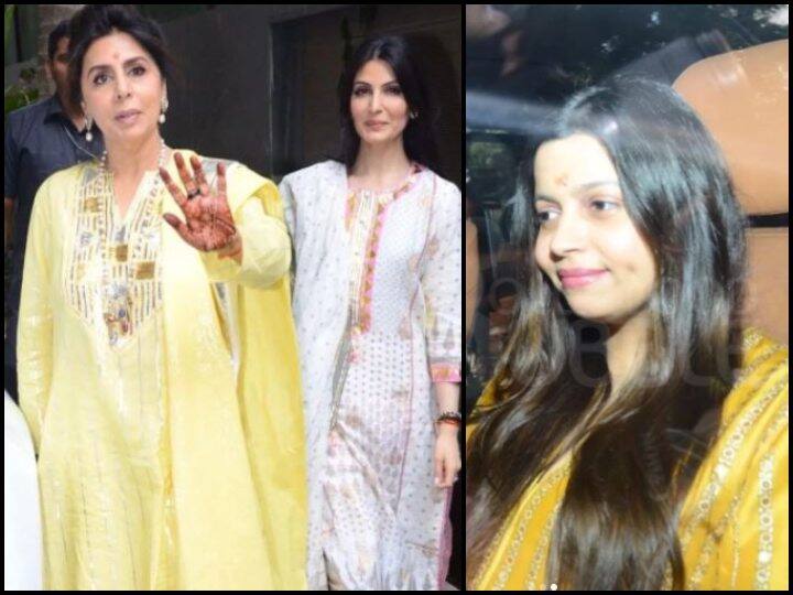 Alia Bhatt Ranbir Kapoor Wedding, These guests reached Ranbir's house for the wedding rituals, these stars arrived along with mother Neetu Alia Bhatt Ranbir Kapoor Wedding: शादी की रस्मों के लिए रणबीर के घर पहुंचे ये मेहमान, मम्मी नीतू सहित ये पहुंचे ये सितारे