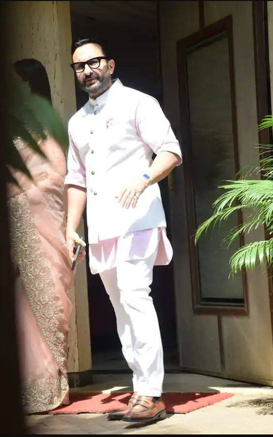 ભાઈના લગ્નમાં કરીના કપૂર સજી ધજીને પોતાના ઘરેથી નિકળી છે