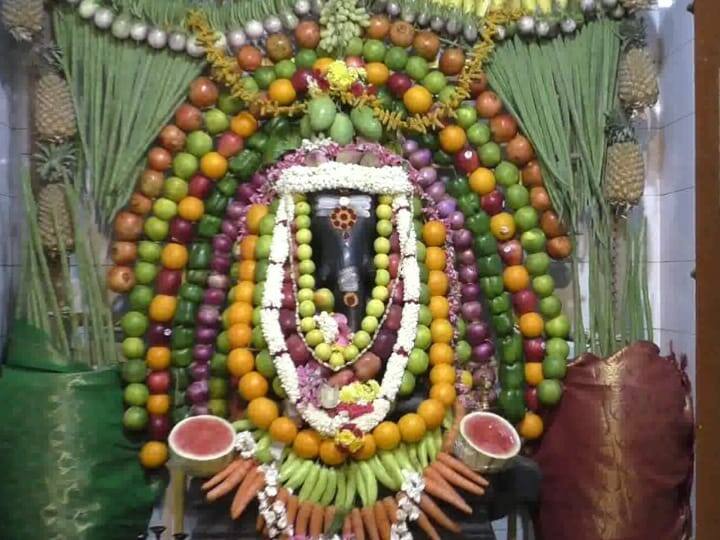 500 kg of vegetables for Karur Ganesha on the occasion of Tamil New Year கரூர் : தமிழ் புத்தாண்டையொட்டி கற்பக விநாயகருக்கு 500 கிலோ காய்கறிகளால் அலங்காரம்