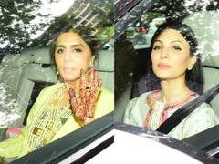 Alia Ranbir Wedding :  'वऱ्हाड निघालं लग्नाला '; नीतू कपूर, रिद्धिमा अन् सोनी राझदान लग्न सोहळ्यासाठी आर. के. हाऊसमध्ये दाखल