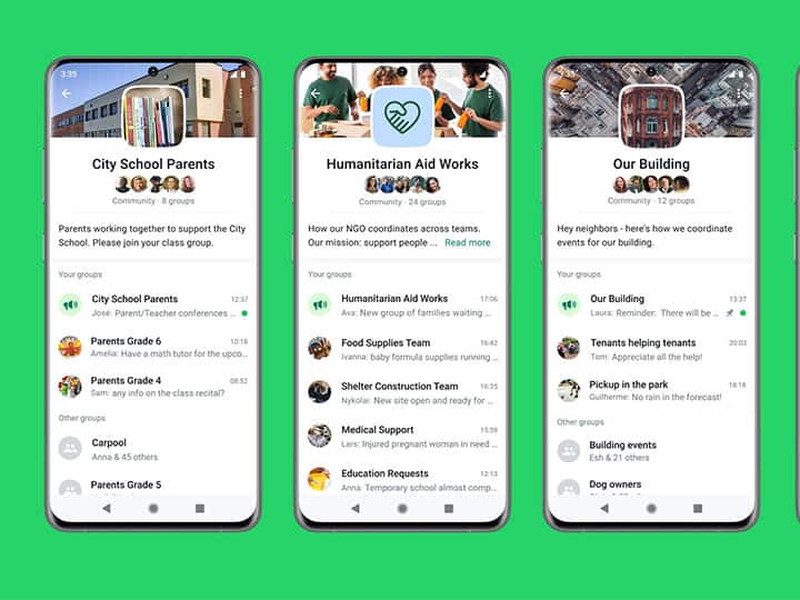 WhatApp Announces Communities New Feature to allow 32 people in group voice call WhatsApp Communities Feature: వాట్సాప్‌లో కొత్త ఫీచర్‌! 32 మందితో గ్రూప్‌ కాలింగ్‌, లార్జ్‌ ఫైల్‌ షేరింగ్‌