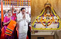 Venkaiah Naidu in Ayodhya: पत्नी के साथ अयोध्या पहुंचे उपराष्ट्रपति वेंकैया नायडू, रामलला का लिया आशीर्वाद, सामने आईं तस्वीरें